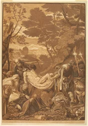 Die Grablegung, nach Jacopo Bassano