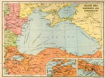 Schwarzes Meer: Bosporus und Dardanellen, ca. 1914, ca. 1920