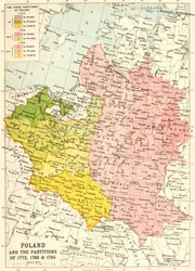 Polen und die Teilungen von 1772, 1793 & 1795, ca. 1920