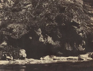 Ufer des Rhumel, nahe Constantine, Algerien, ca. 1855-56