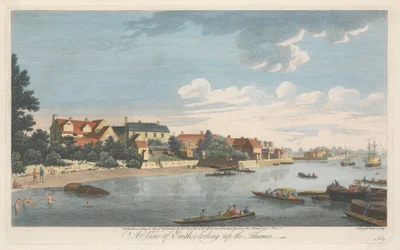 Eine Ansicht von Erith, Blick auf die Themse