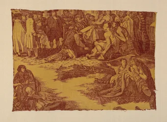 Fragment mit dem Titel "William Penns Vertrag mit den Indianern"