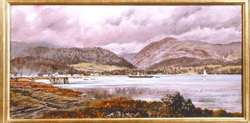 Brodick Pier, 20. August 1886