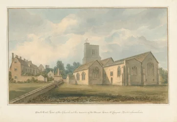 Buckinghamshire - Chenies Kirche und Überreste des Herrenhauses