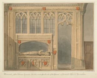 Devonshire - Bideford Kirche - Denkmal von Sir Thomas Grenville