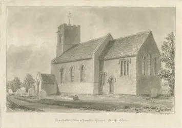 Gayton Kirche, 1841