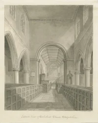 Innenraum der Eccleshall Kirche
