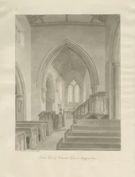 Innenraum der Standon Kirche