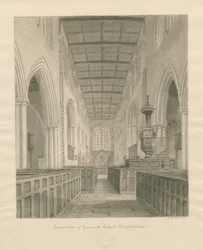 Innenraum der Tamworth Kirche
