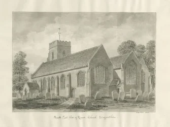 Kinver Church: Sepia-Zeichnung