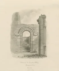 Ranton Abbey [Priory] - Überreste eines Türdurchgangs