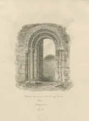 Stone - Antikes Tor im Pfarrgarten
