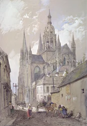 Kathedrale von Bayeux, Ansicht von Südosten