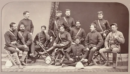 Apotheker der Division von General Roberts, ca. 1878