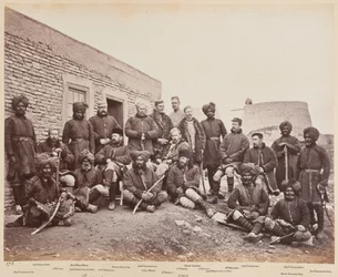 Britische und einheimische Offiziere, 3. Sikhs, 1879