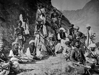 Khyber-Häuptlinge und Khans, 1878-79