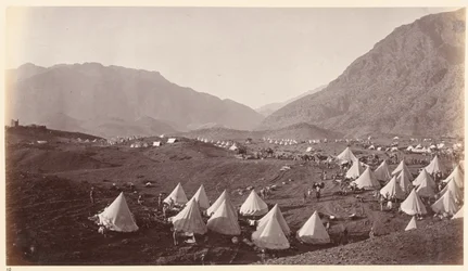 Shergai Heights Blick auf Ali Musjid, um 1878