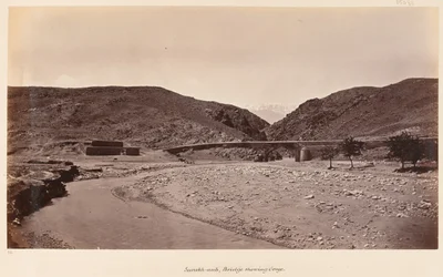 Die Brücke bei Surakh-aub, 1879