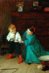 Seine ersten Hosen, 1865