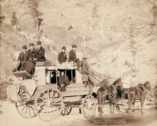 Die alte West-Deadwood-Kutsche