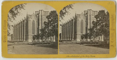 Kathedrale des Heiligen Namens, Chicago, ca. 1870