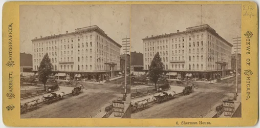 Sherman House, um 1865