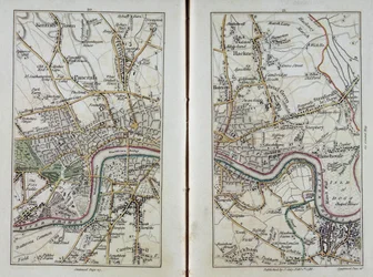 Karte von Ost-London, Platten 20-21, aus 