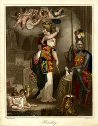 Allegorische Darstellung der Heraldik