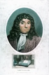 Anton van Leeuwenhoek 1632-1723, niederländischer Mikroskopist, c1810
