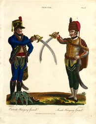 Fechten: Außen- und Innenhangwache