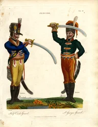 Fechtstile: Halbkreiswache und St. Georgs Wache