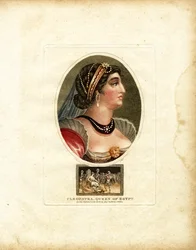 Porträt von Kleopatra, Königin von Ägypten