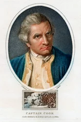 Porträt von James Cook, 1800