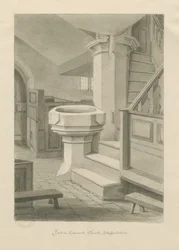 Taufbecken in Cannock Kirche