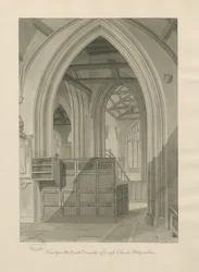 Innenraum der Leigh Kirche