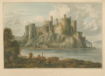 Wales - Carnarvonshire - Conway Schloss