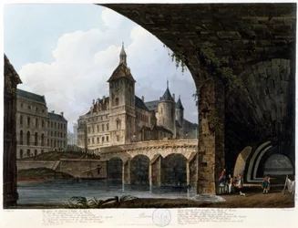 Paris: Le Pont au Change - in „Paris vu par J.C. Mats“, ed. Miller, London