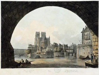 Paris: Notre Dame - in „Paris vu par J.C. Mats“, ed. Miller, London