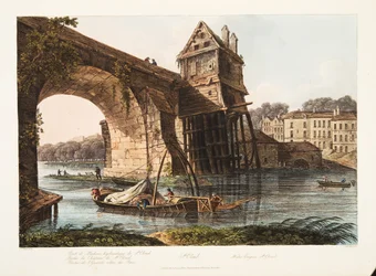 St Cloud, Wasserwerk, Illustration aus Versailles, Paris und Saint Denis, veröffentlicht 1809