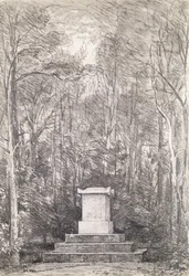 Kenotaph für Sir Joshua Reynolds in Coleorton Hall, Leicestershire, 1823