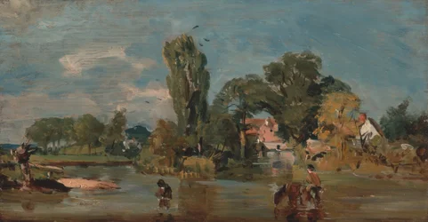 Flatford Mill, zwischen 1810 und 1811