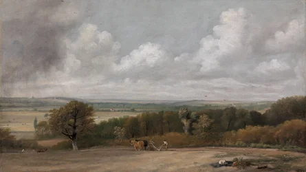 Pflügszene in Suffolk