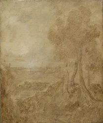 Skizze für "Dedham Vale", ca. 1827