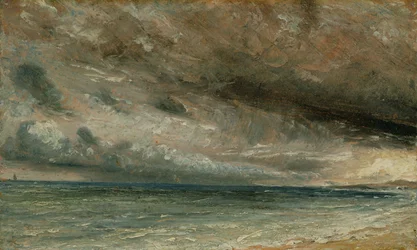 Die Küste von Brighton - Stürmischer Abend, ca. 1828
