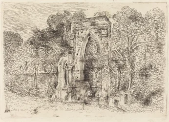 Die Ruinen der Netley Abbey