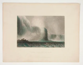 Niagarafälle von der Fähre, Illustration für Nathaniel Parker Willis