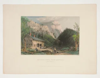 Das Notch House, White Mountains, New Hampshire, Illustration für Nathaniel Parker Willis