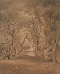 Eingang zum Earlham Park, in der Nähe von Norwich