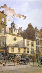 Kirche St. Ethelburga-the-Virgin innerhalb Bishopsgate, City of London, 1880