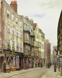 Holywell Street Blick nach Westen, 1882